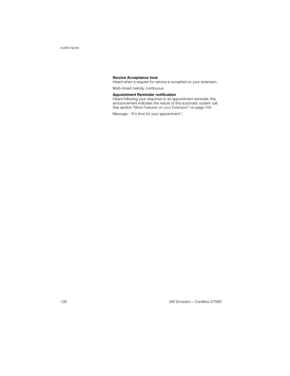 Sony Ericsson Cordless DT590 User Manual | Page 136 / 164