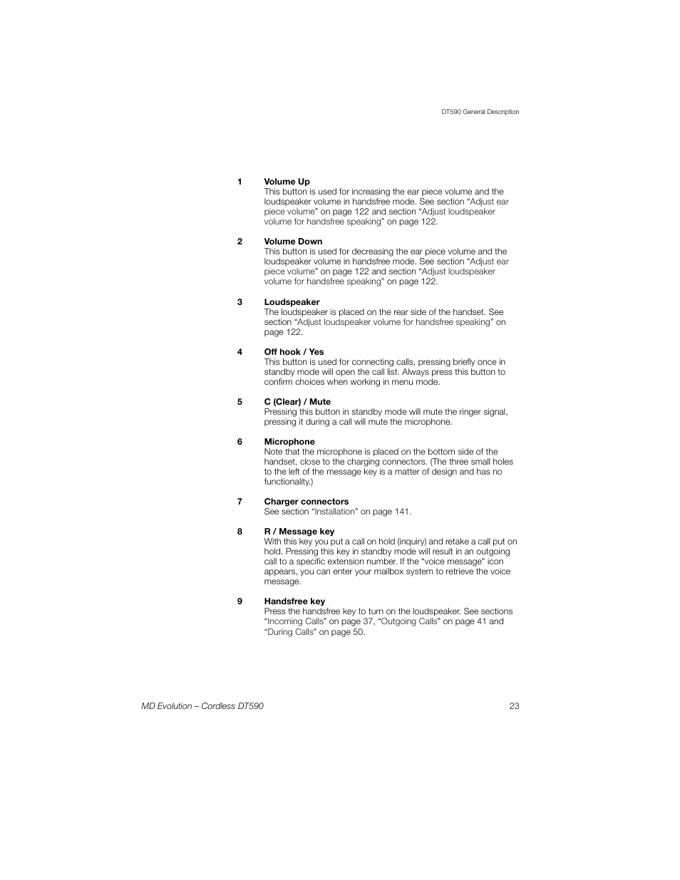 Sony Ericsson Cordless DT590 User Manual | Page 23 / 164