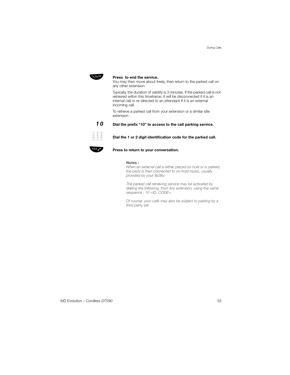 Sony Ericsson Cordless DT590 User Manual | Page 55 / 164