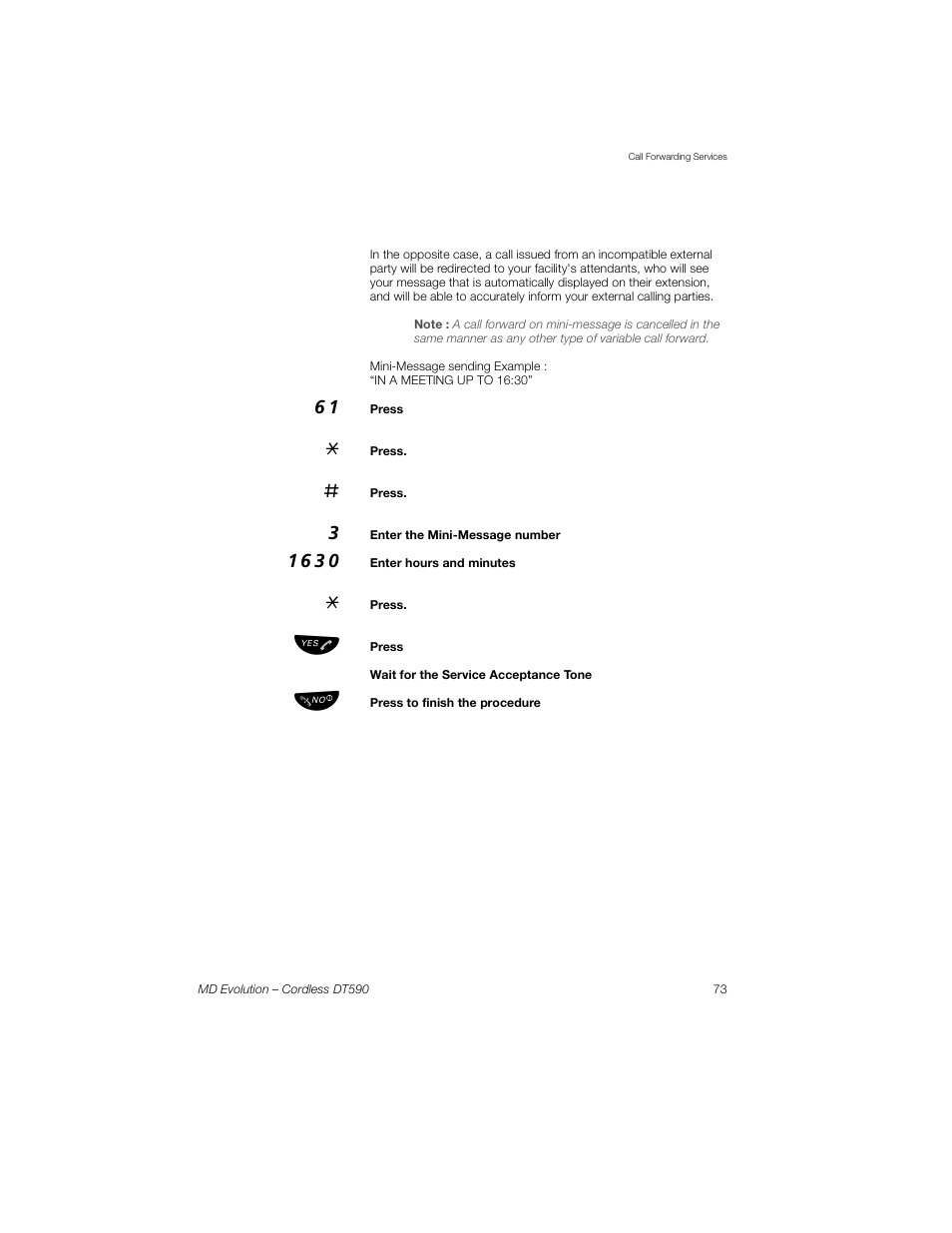 Sony Ericsson Cordless DT590 User Manual | Page 73 / 164