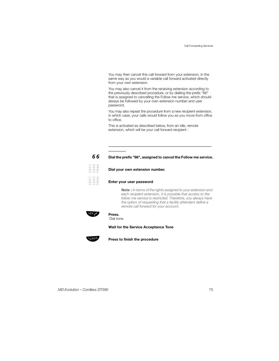 Sony Ericsson Cordless DT590 User Manual | Page 75 / 164