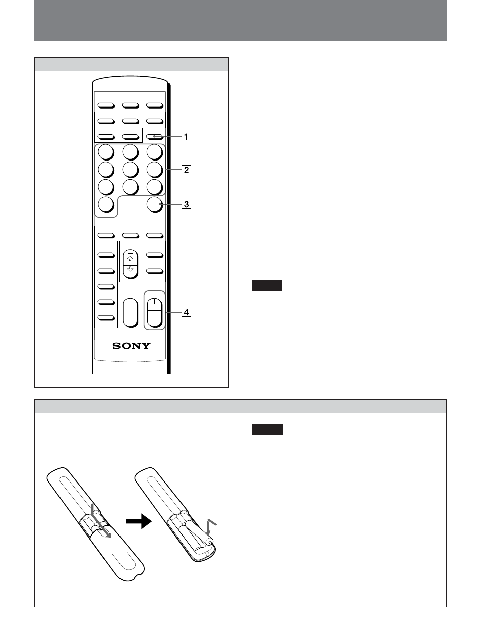 6location and function of parts and controls | Sony Ericsson TU-1041U User Manual | Page 6 / 26