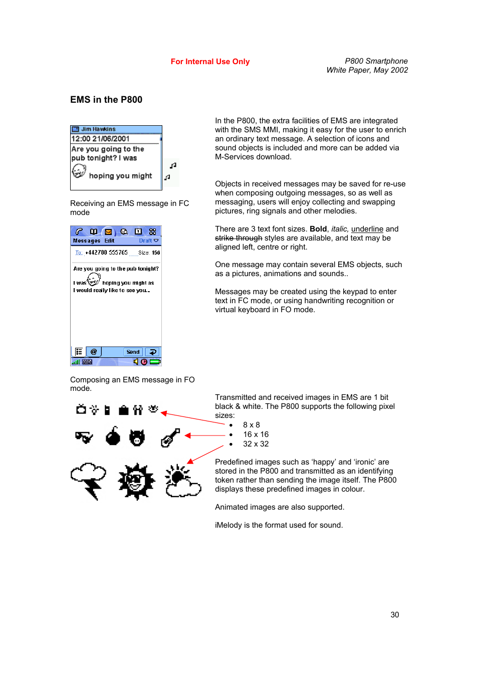 Sony Ericsson P802 User Manual | Page 30 / 90