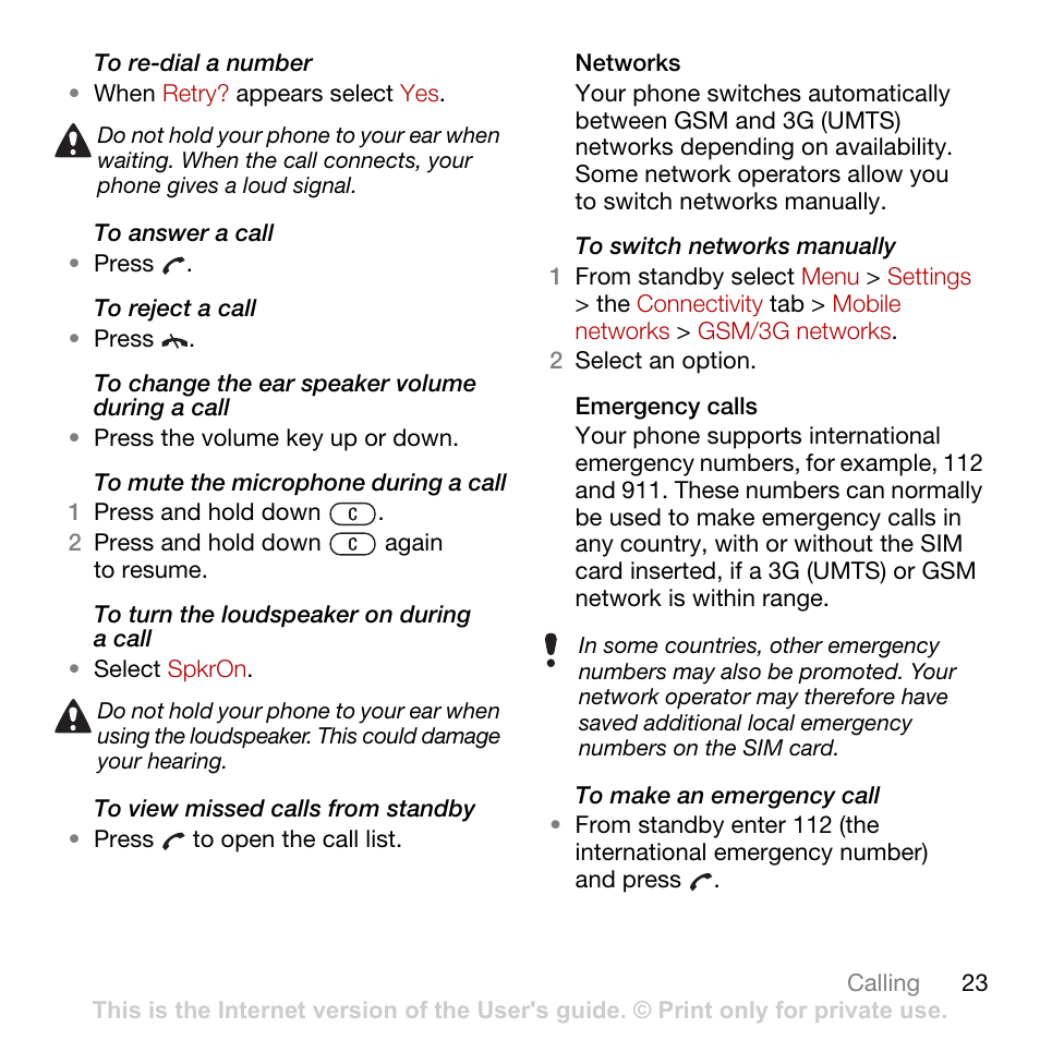 Sony Ericsson Cyber-shot C702 User Manual | Page 25 / 86