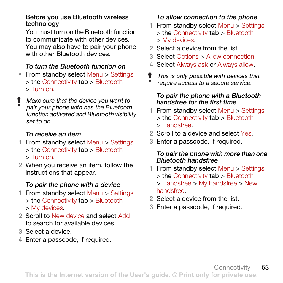 Sony Ericsson Cyber-shot C702 User Manual | Page 55 / 86