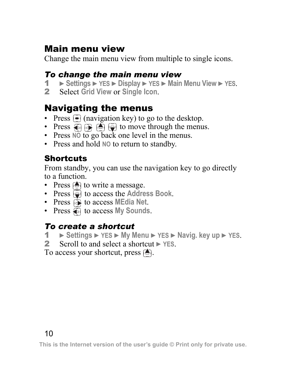 Sony Ericsson J220a User Manual | Page 11 / 82