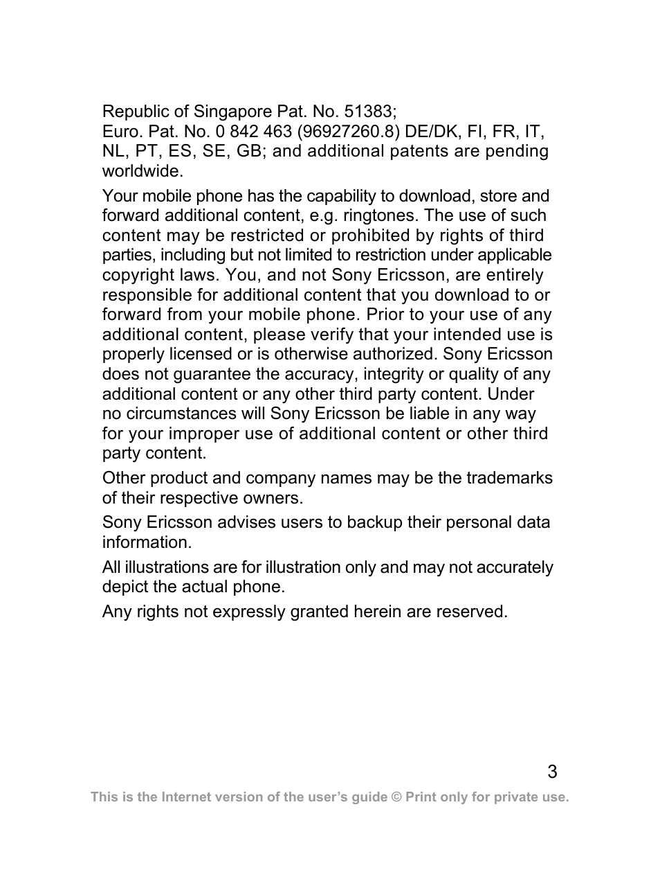 Sony Ericsson J220a User Manual | Page 4 / 82