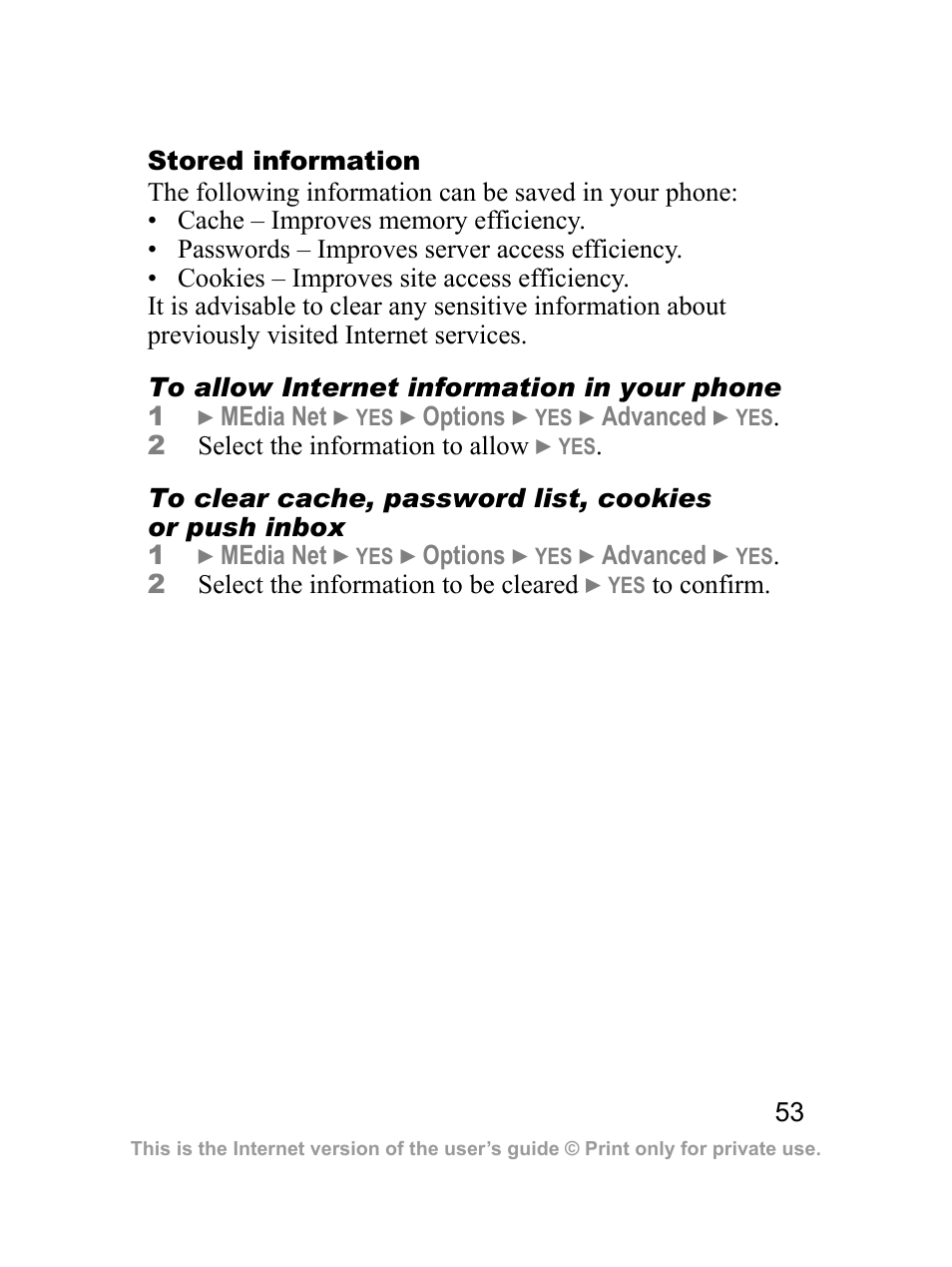 Sony Ericsson J220a User Manual | Page 54 / 82