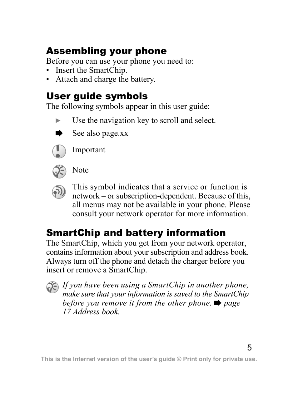 Sony Ericsson J220a User Manual | Page 6 / 82