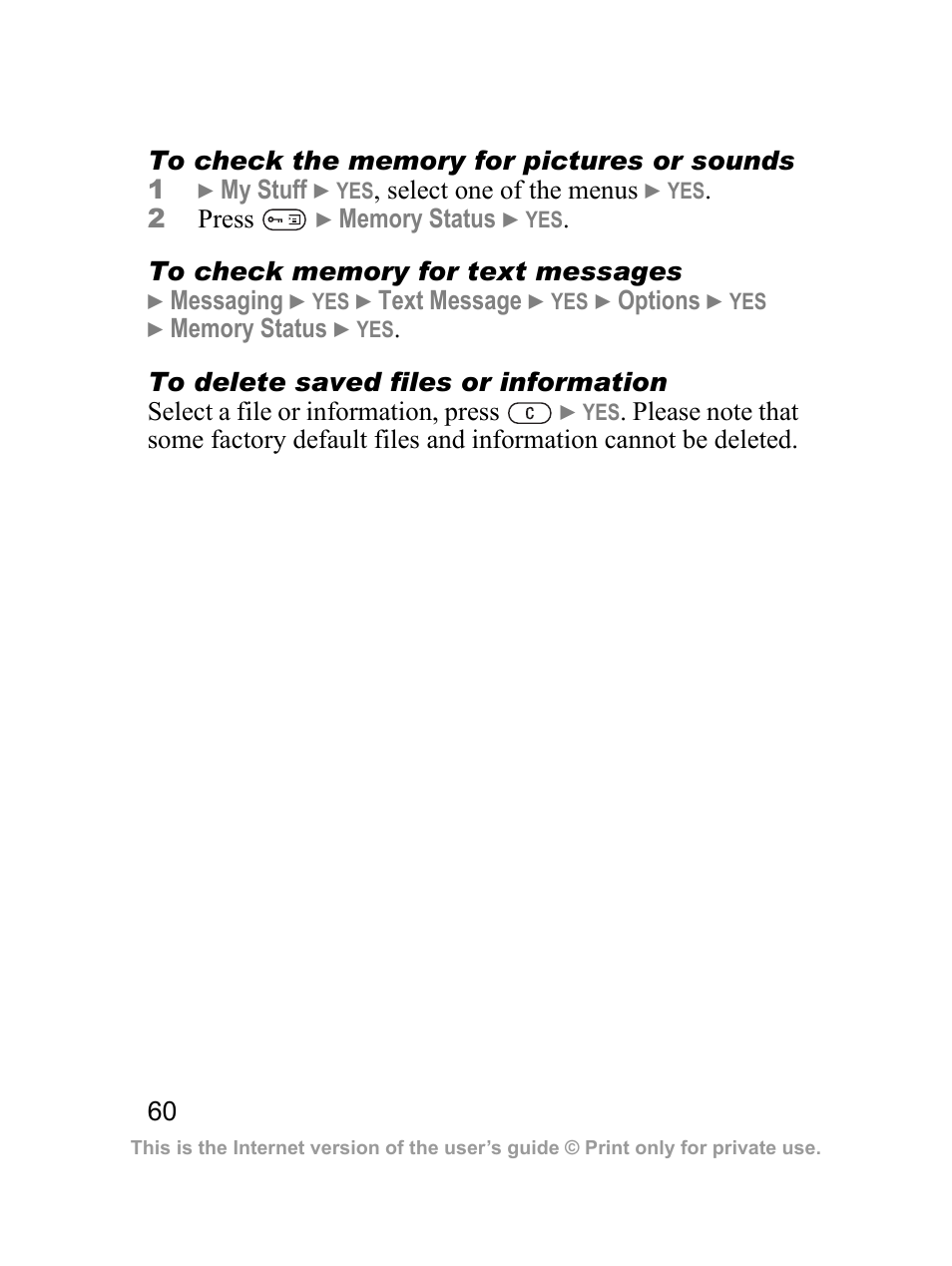 Sony Ericsson J220a User Manual | Page 61 / 82