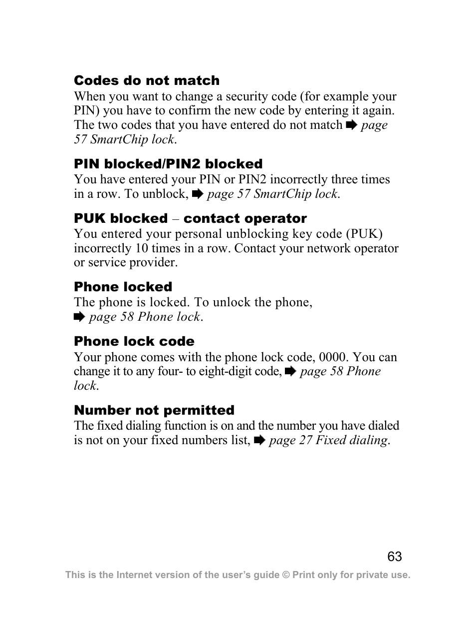 Sony Ericsson J220a User Manual | Page 64 / 82