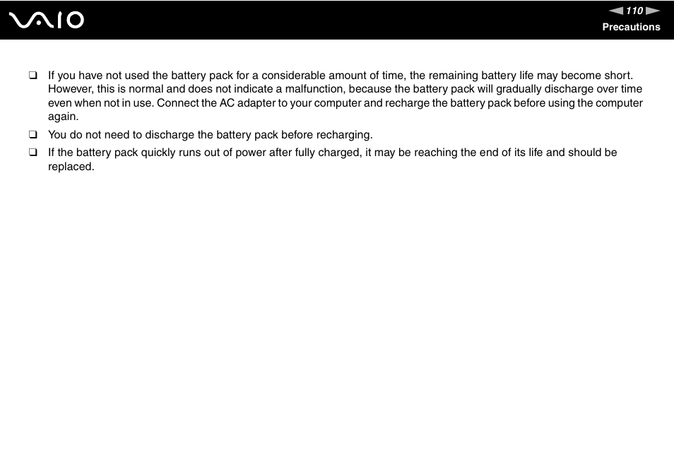 Sony VGN-NS150J User Manual | Page 110 / 171