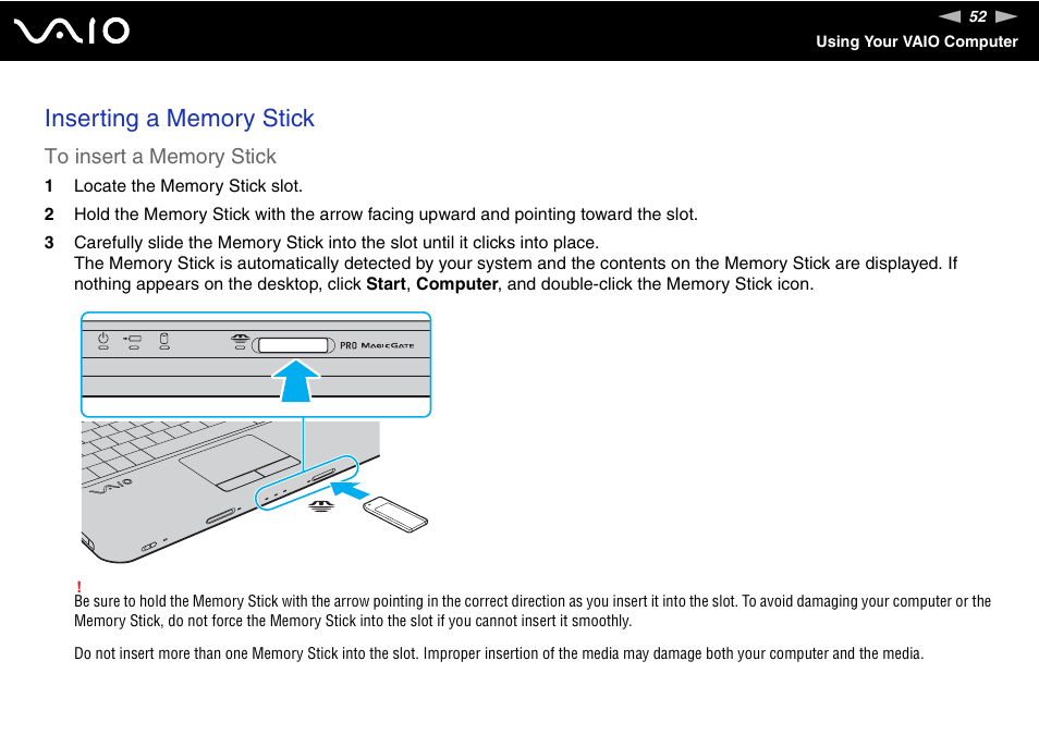 Sony VGN-NS150J User Manual | Page 52 / 171