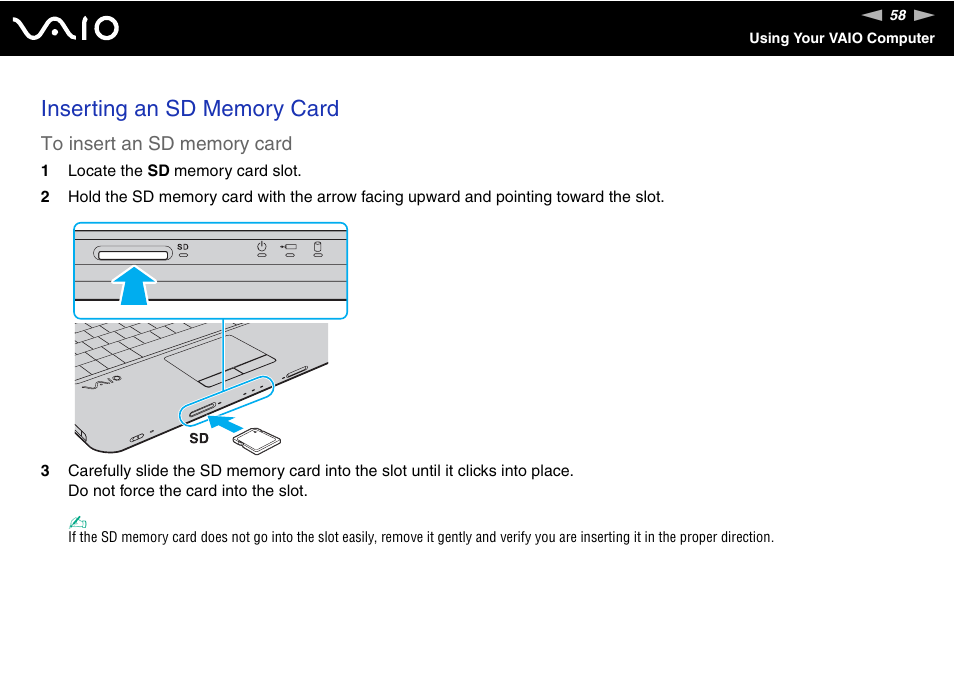 Sony VGN-NS150J User Manual | Page 58 / 171