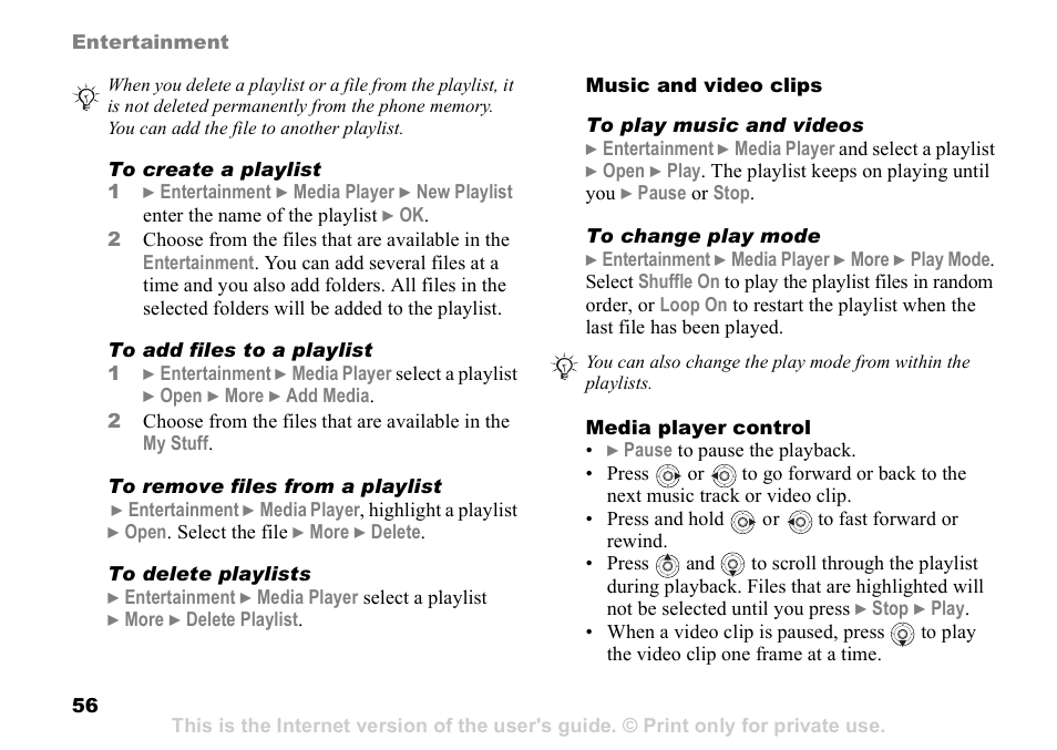 Sony Ericsson Z525a User Manual | Page 57 / 101