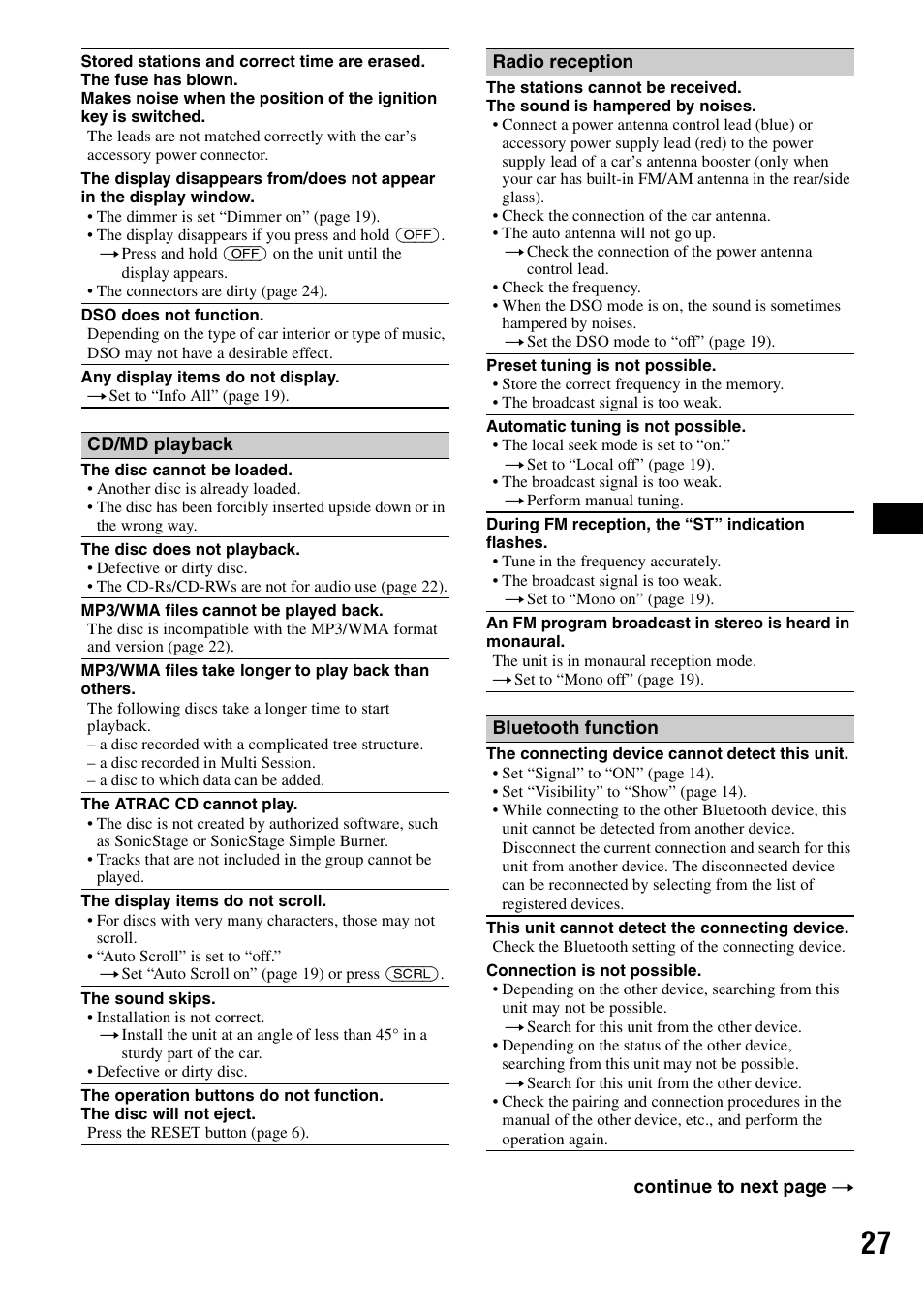 Sony MEX-BT5100 User Manual | Page 27 / 96