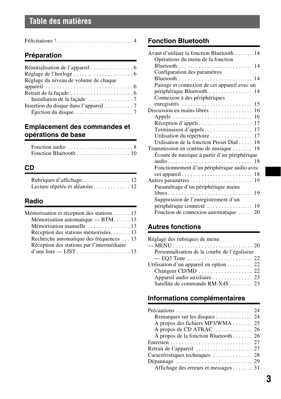 Sony MEX-BT5100 User Manual | Page 31 / 96