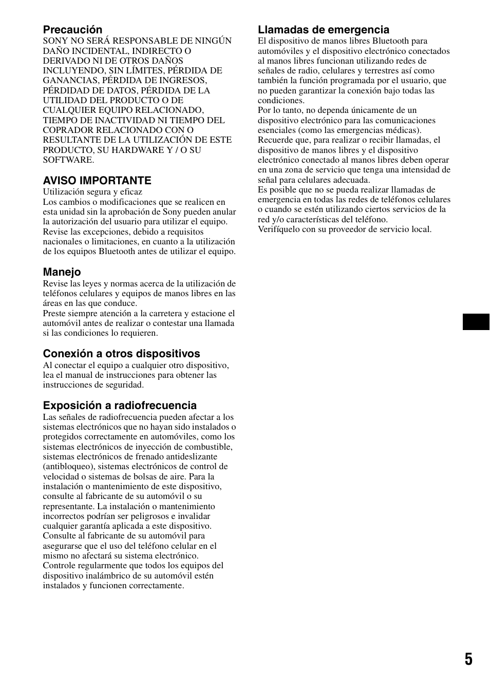 Sony MEX-BT5100 User Manual | Page 65 / 96