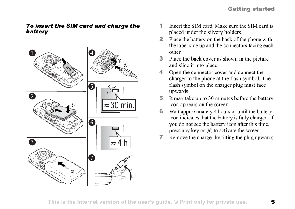 Sony Ericsson K700c User Manual | Page 5 / 100