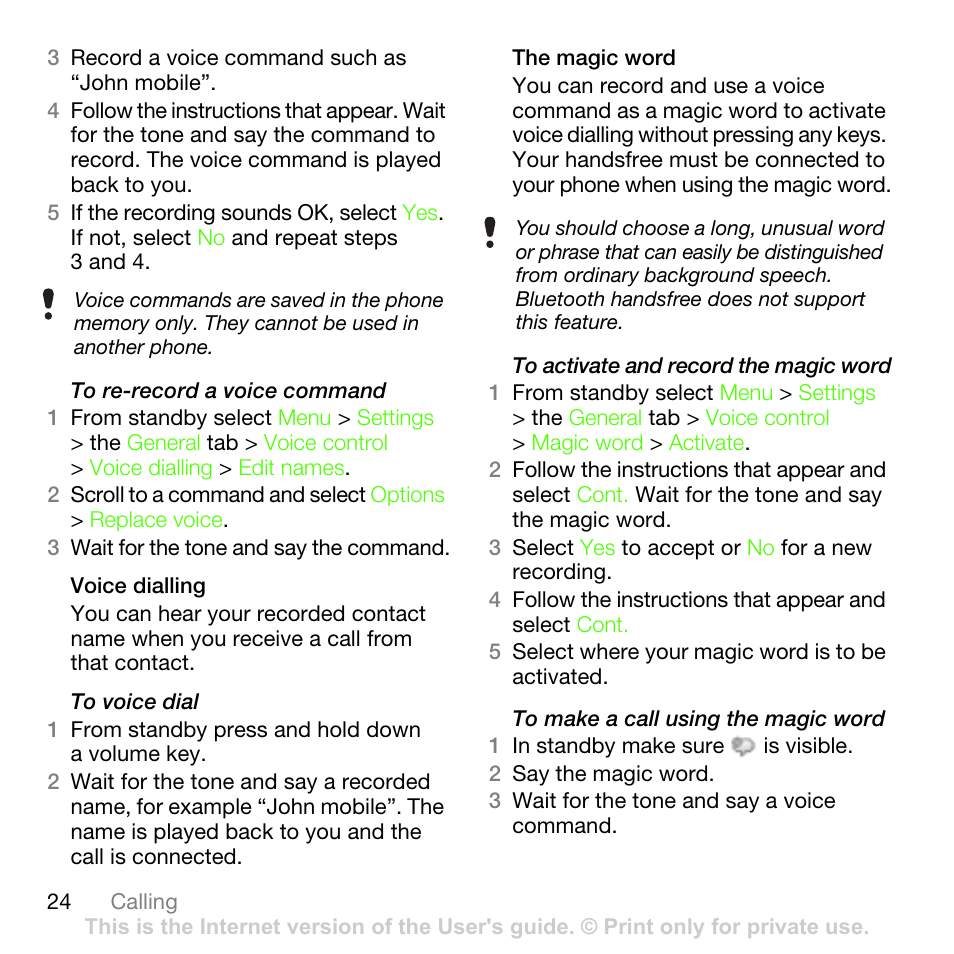 Sony Ericsson G502 User Manual | Page 24 / 83