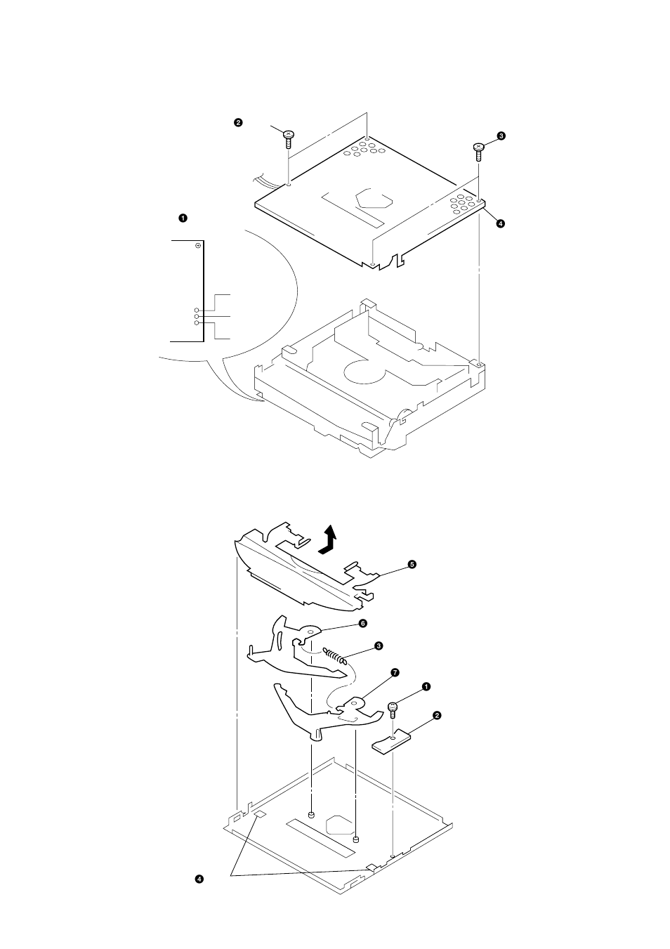 Chassis (t) sub assy, Lever section | Sony Ericsson CDX-M620 User Manual | Page 19 / 78