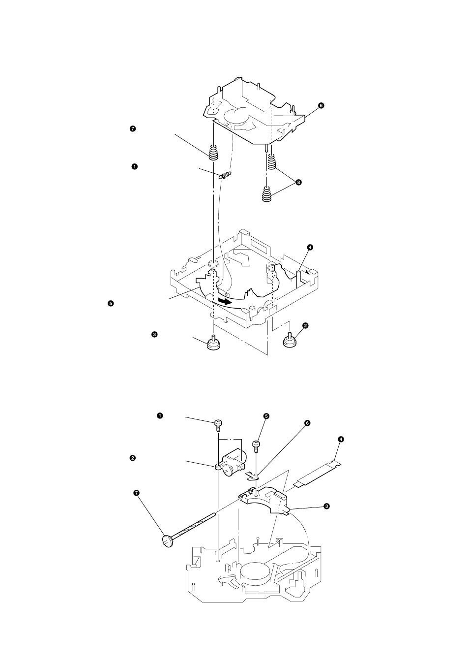 Floating block assy, Optical pick-up block | Sony Ericsson CDX-M620 User Manual | Page 21 / 78