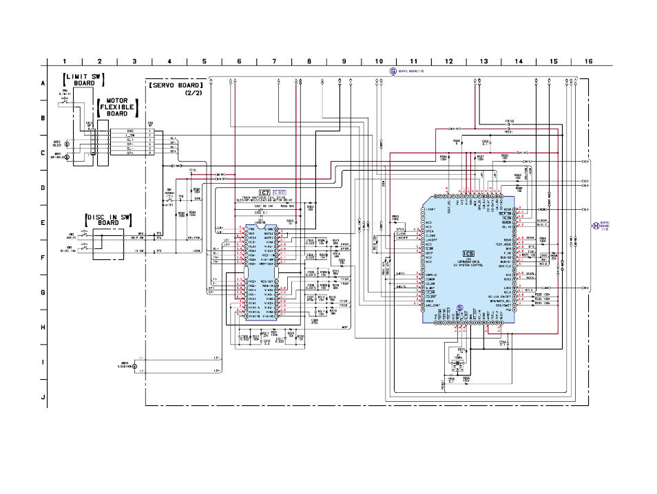 Schematic diagram-cd mechanism section (2/2), Focus, Coil | Drive, Tracking, Sled, Motor, Spindle, Loading, Mute 1 | Sony Ericsson CDX-M620 User Manual | Page 41 / 78