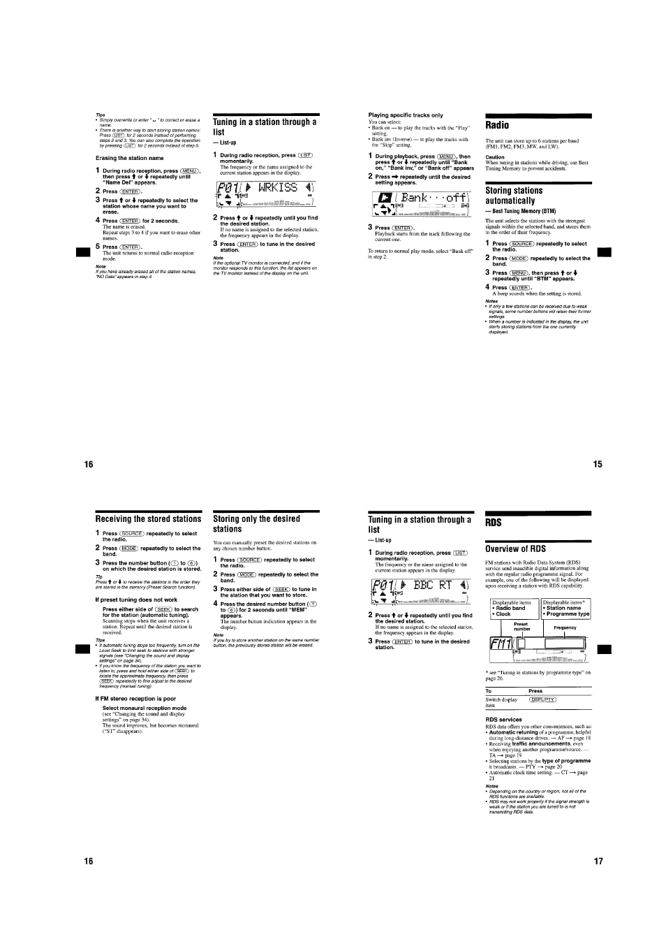 Sony Ericsson CDX-M620 User Manual | Page 7 / 78