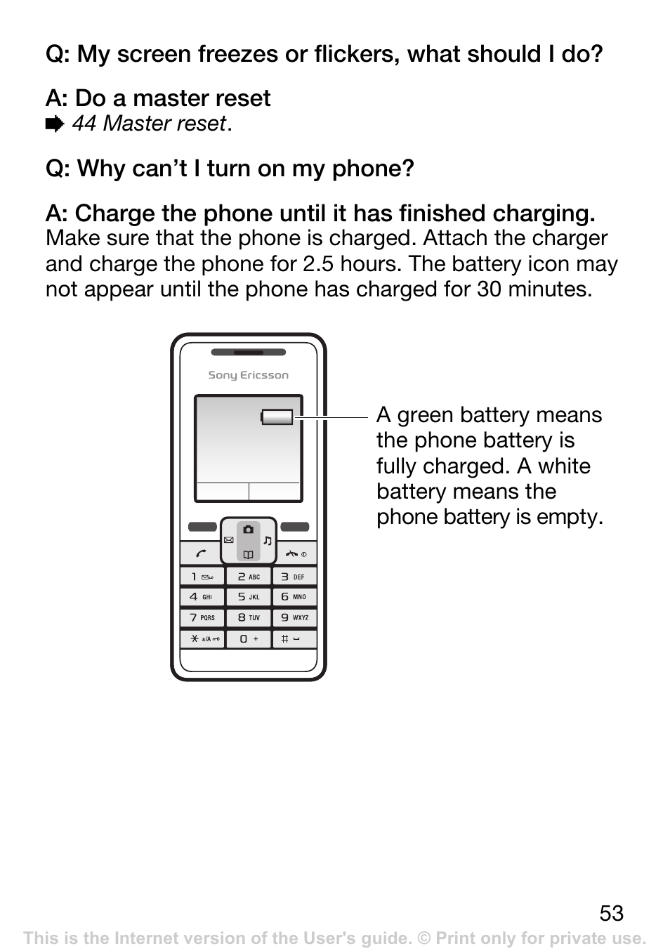 Sony Ericsson K200i User Manual | Page 53 / 77