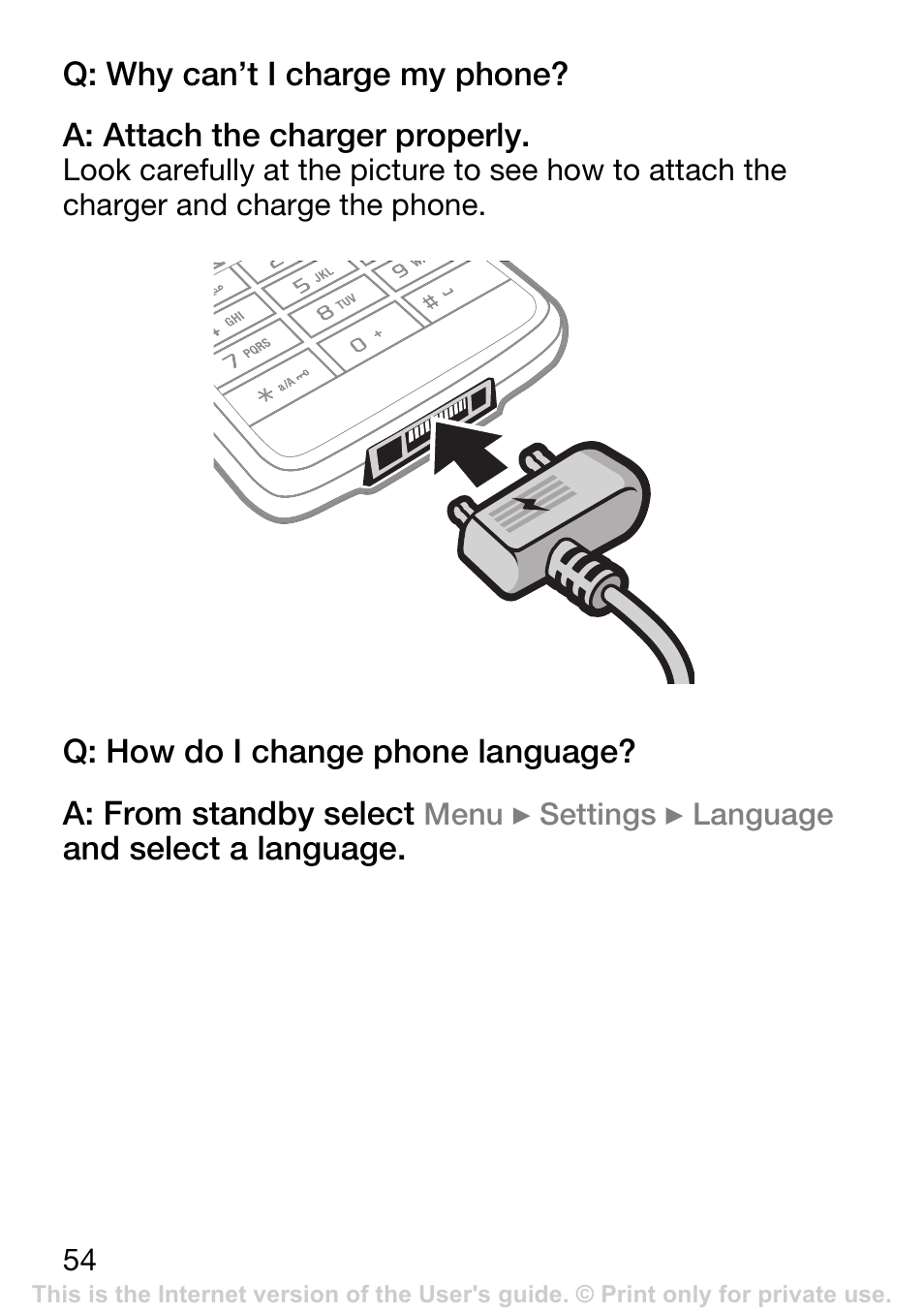 Sony Ericsson K200i User Manual | Page 54 / 77