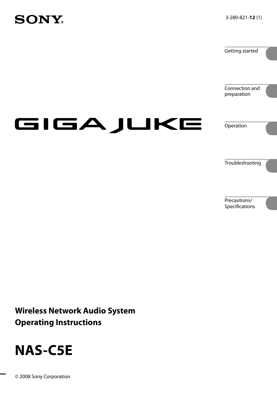 Sony Ericsson NAS-C5E User Manual | 52 pages