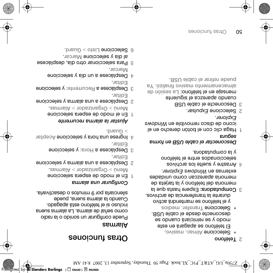 Otras funciones, Alarmas | Sony Ericsson Z750a User Manual | Page 101 / 152