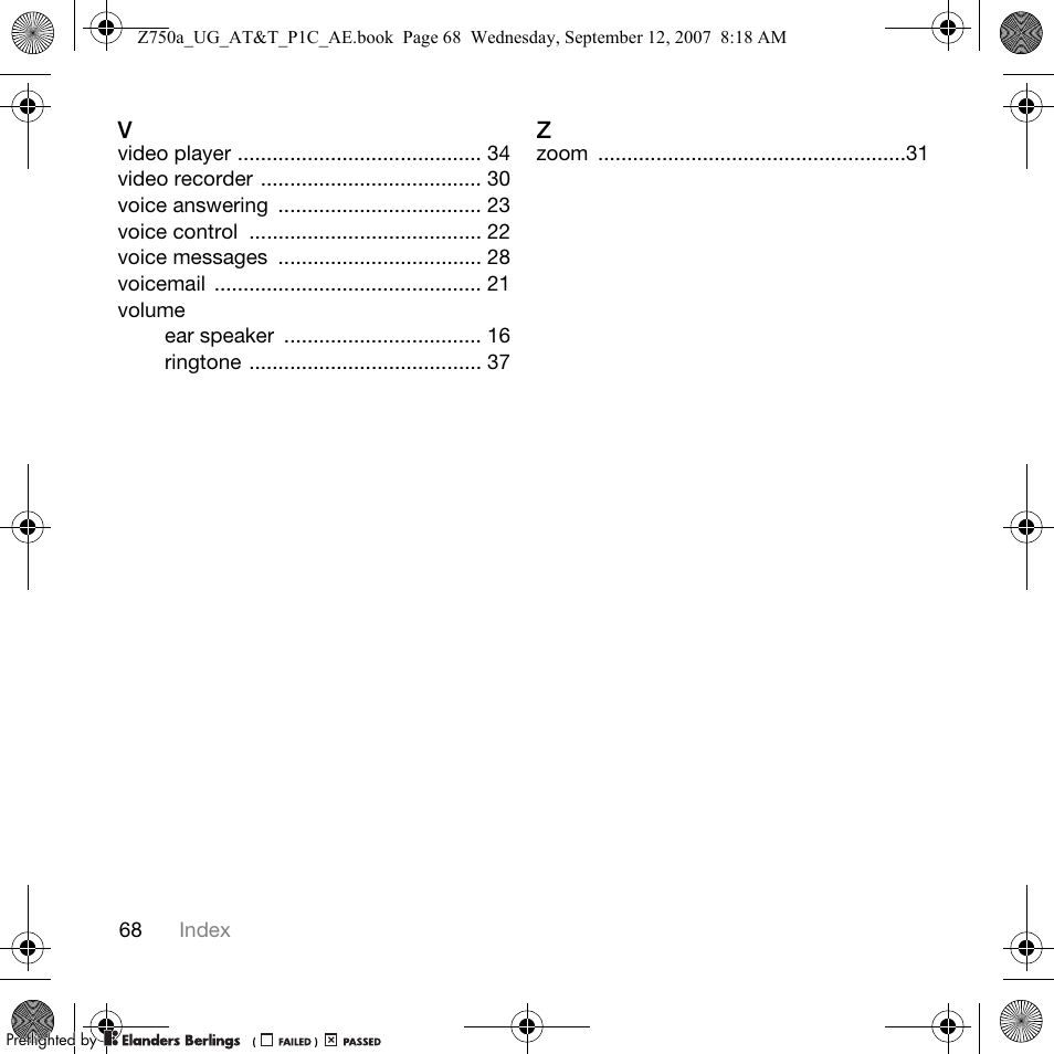 Sony Ericsson Z750a User Manual | Page 70 / 152