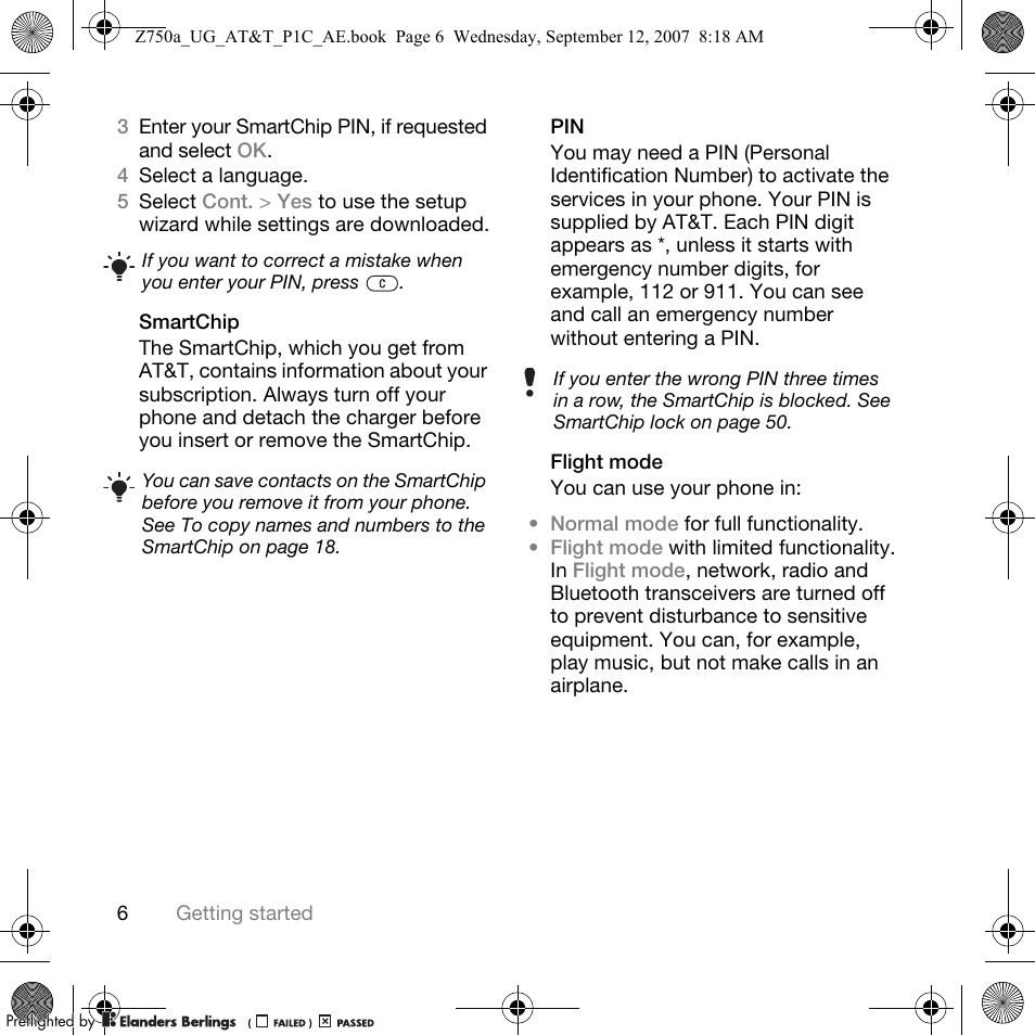 Sony Ericsson Z750a User Manual | Page 8 / 152