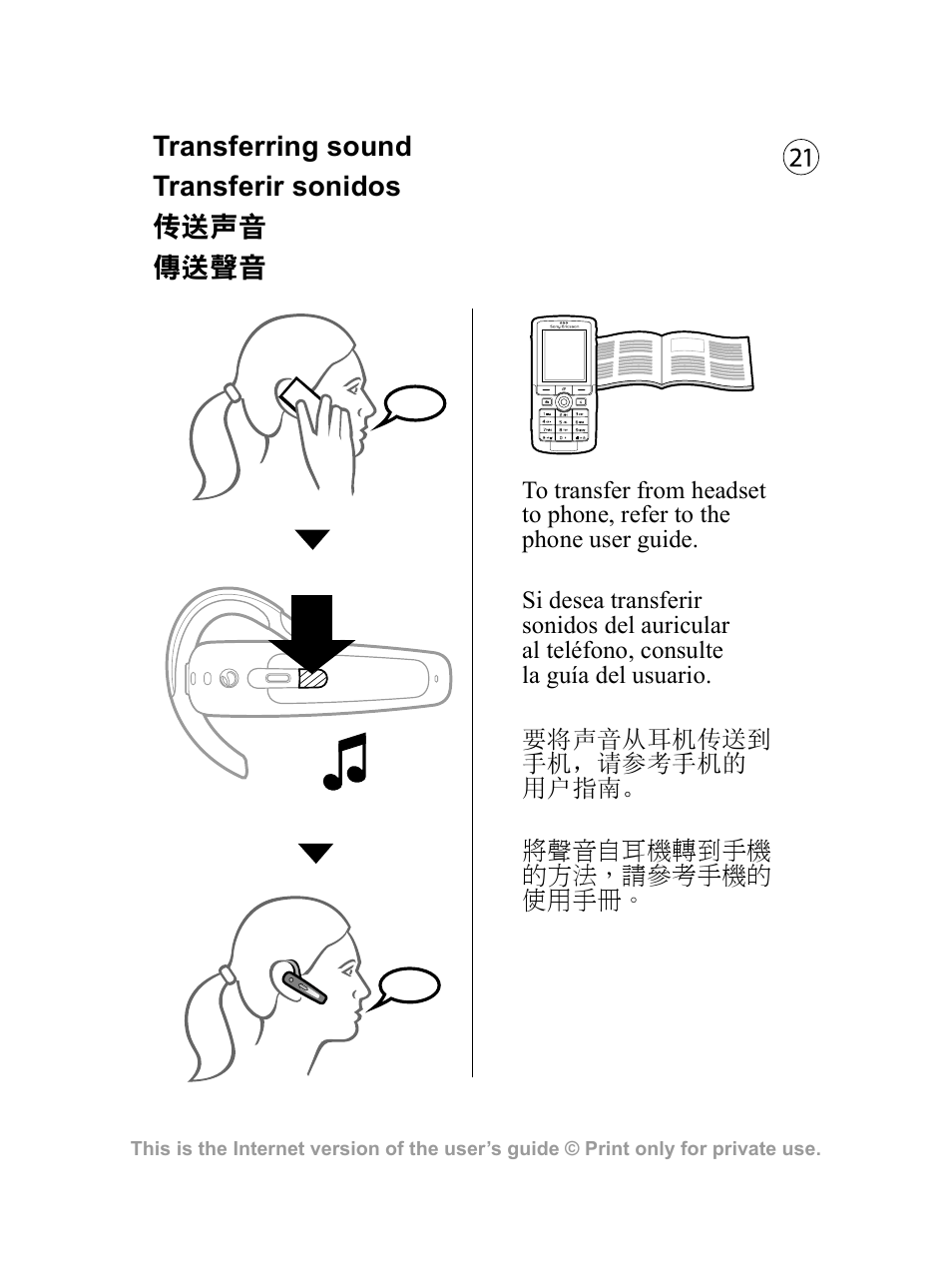 Sony Ericsson HBH-PV700 User Manual | Page 22 / 35