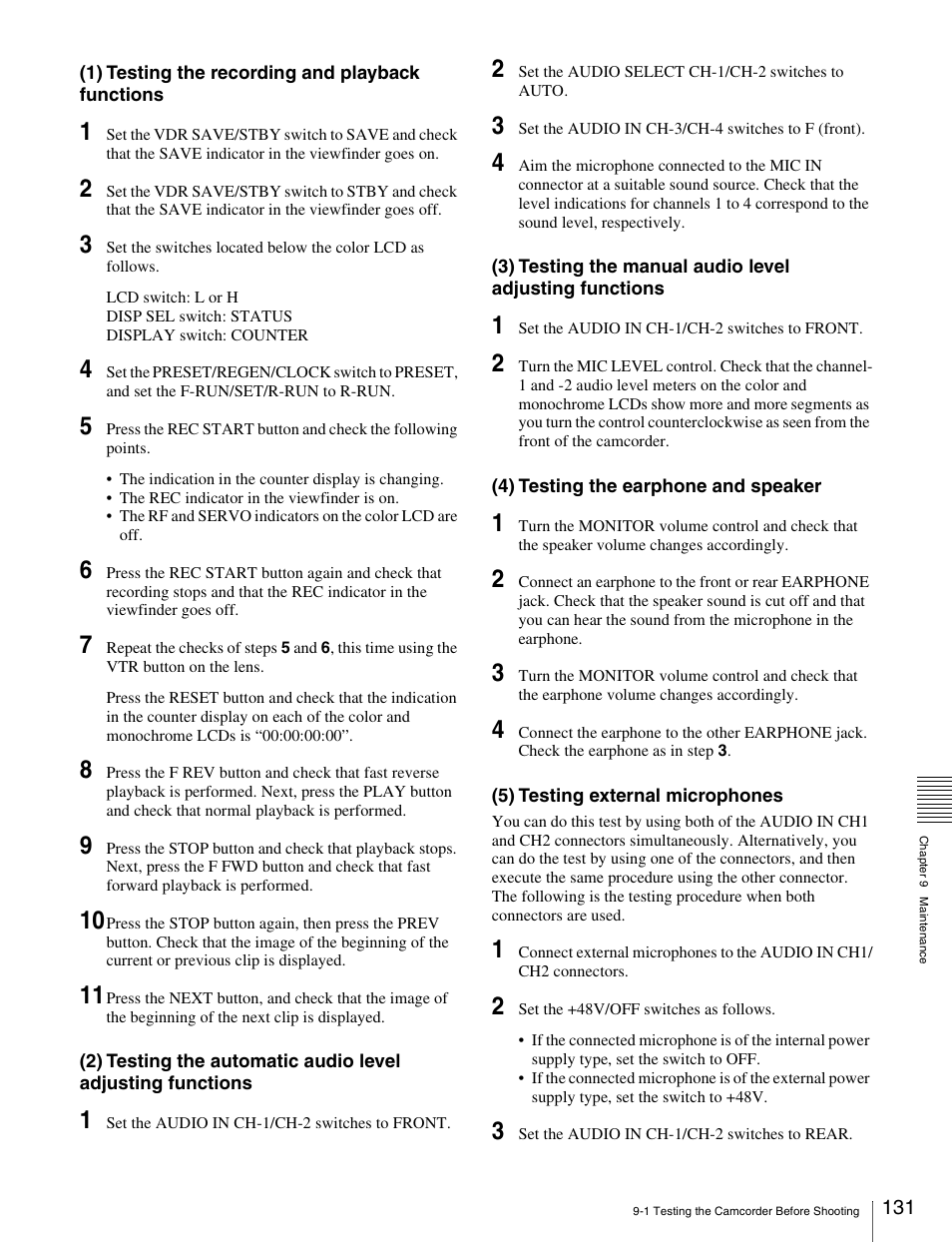 Sony Ericsson PDW-530P User Manual | Page 131 / 168