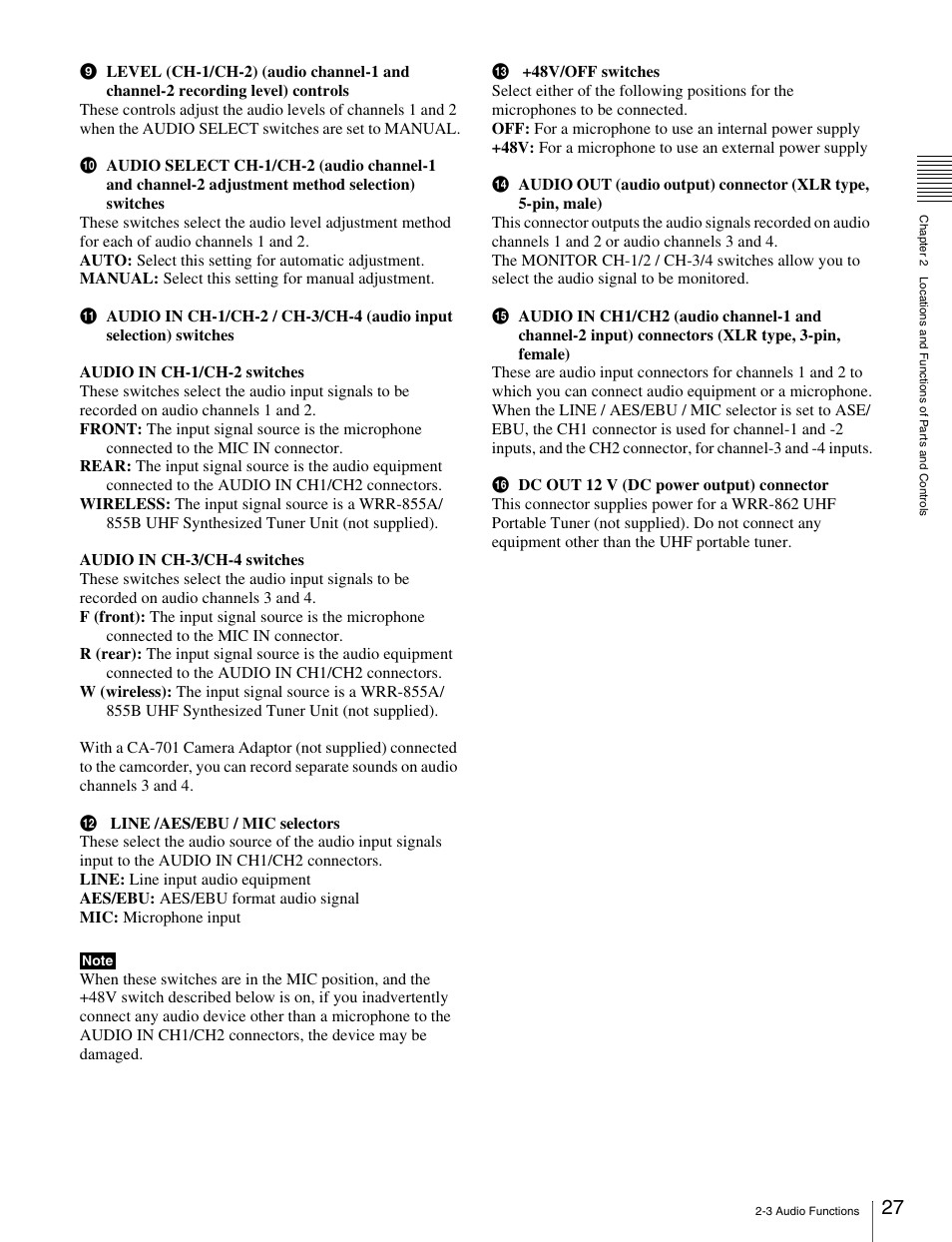 Sony Ericsson PDW-530P User Manual | Page 27 / 168