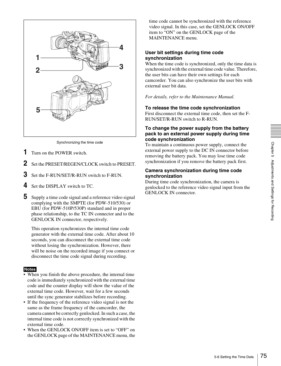 Sony Ericsson PDW-530P User Manual | Page 75 / 168