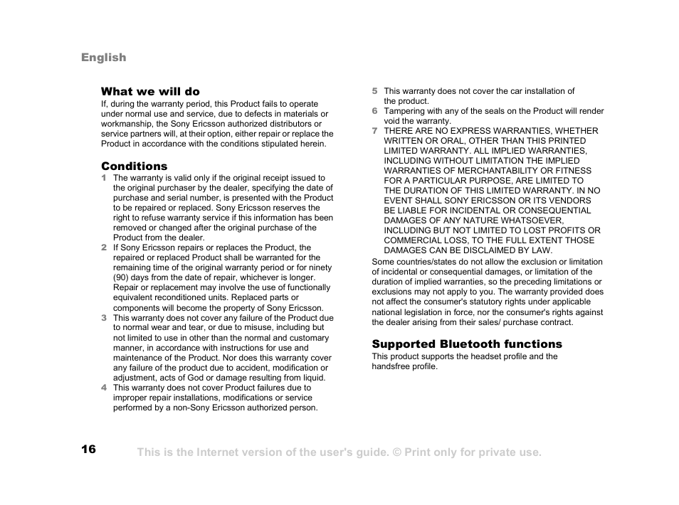 Sony Ericsson HCB-400 User Manual | Page 17 / 116