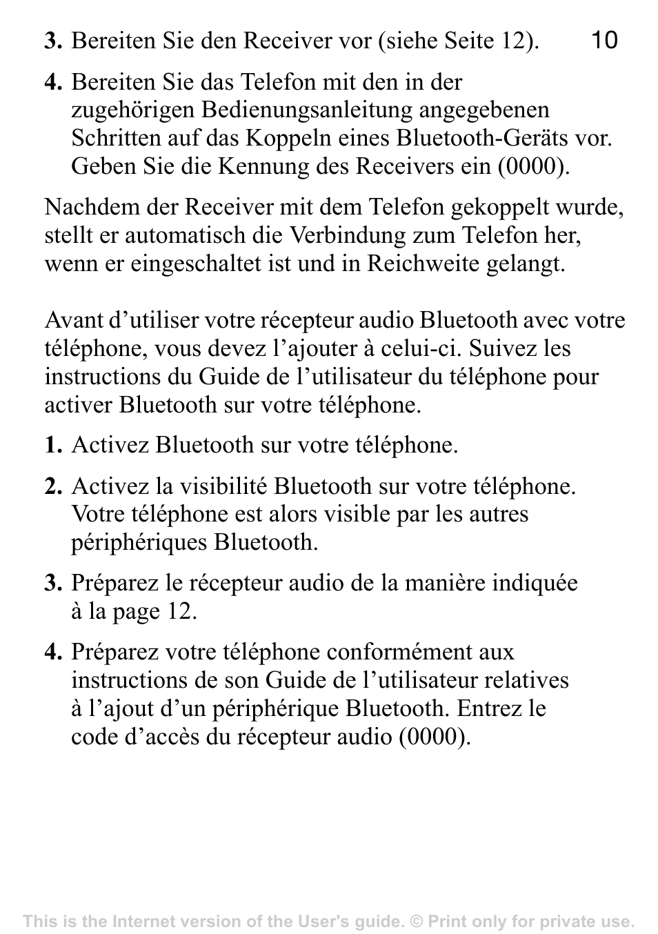 Sony Ericsson MBR-100 User Manual | Page 10 / 30