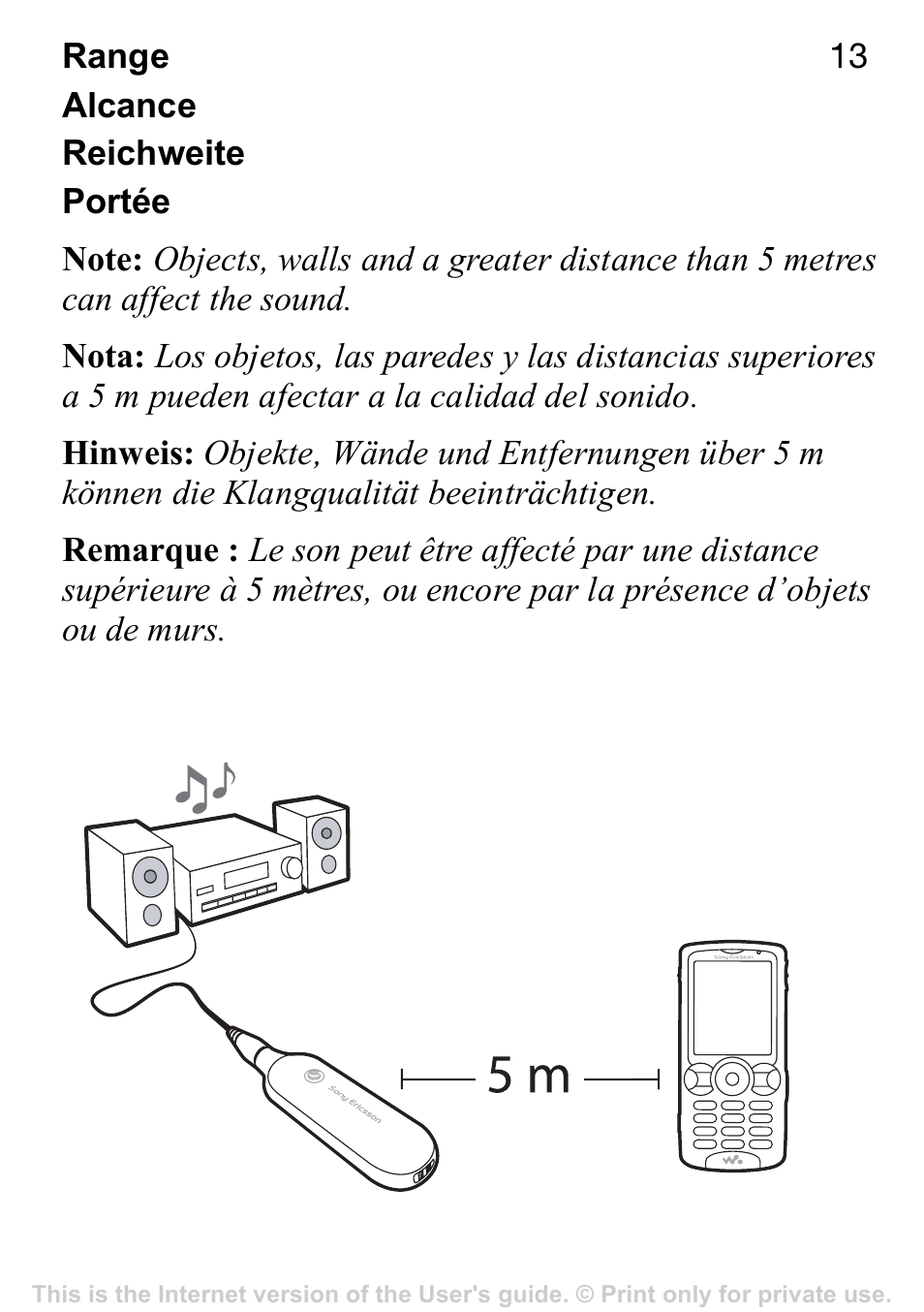 Sony Ericsson MBR-100 User Manual | Page 13 / 30