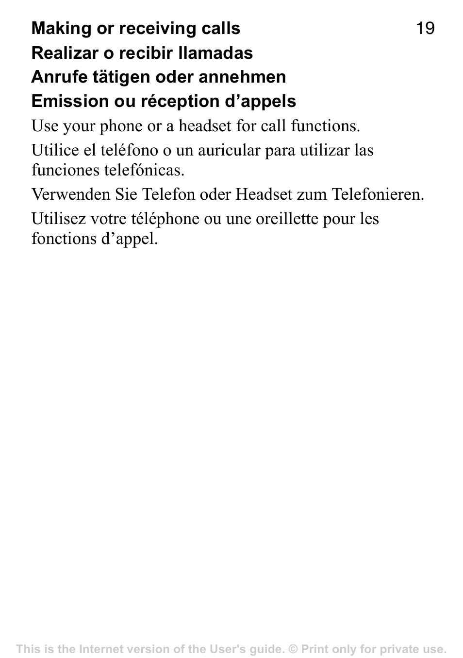 Sony Ericsson MBR-100 User Manual | Page 19 / 30