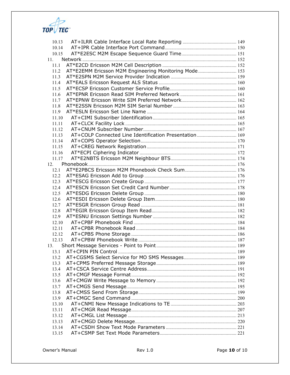 Sony Ericsson TT4031 (SE-GM29) User Manual | Page 10 / 280