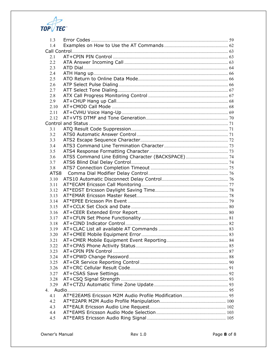 Sony Ericsson TT4031 (SE-GM29) User Manual | Page 8 / 280