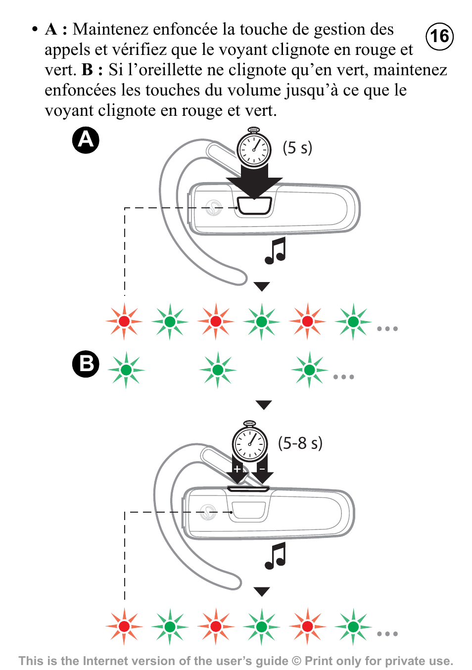 Sony Ericsson HBH-PV710 User Manual | Page 16 / 36