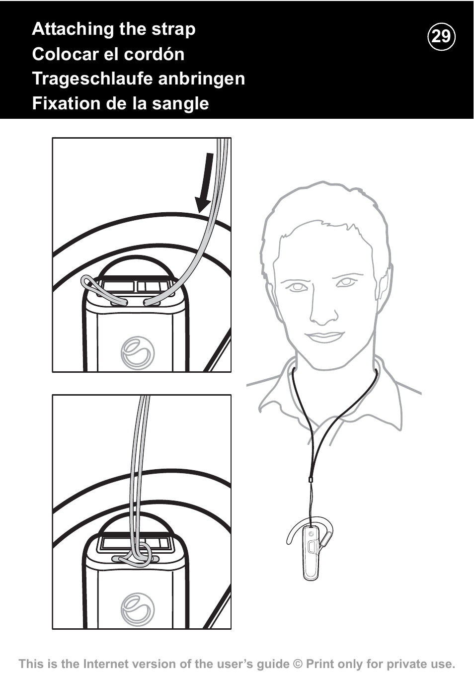 Sony Ericsson HBH-PV710 User Manual | Page 29 / 36