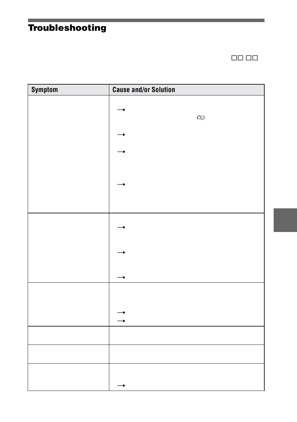 Troubleshooting, 57 troubleshooting | Sony Ericsson DSC-S70 User Manual | Page 57 / 68