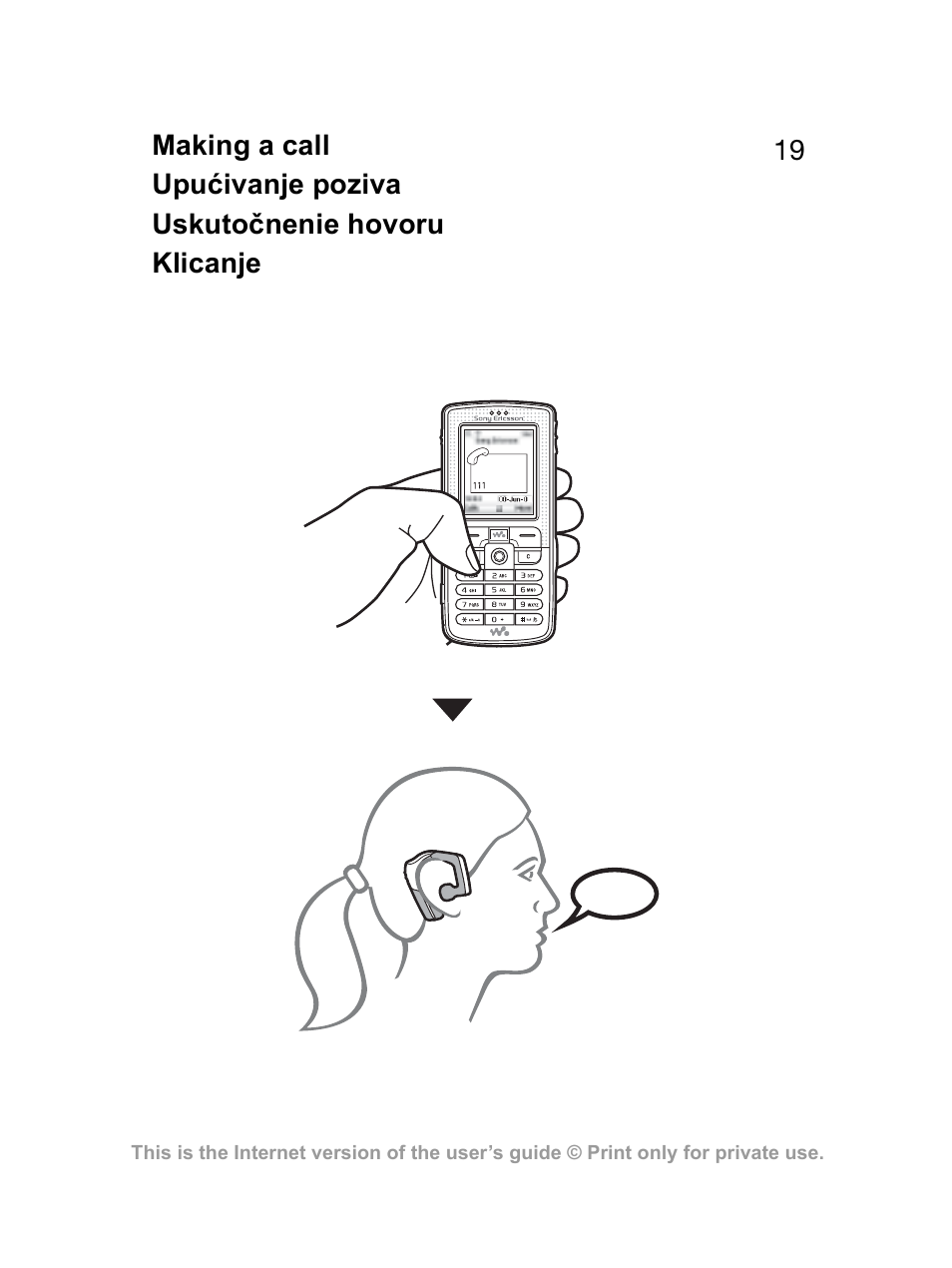 Sony Ericsson Bluetooth HBH-GV435 User Manual | Page 19 / 36
