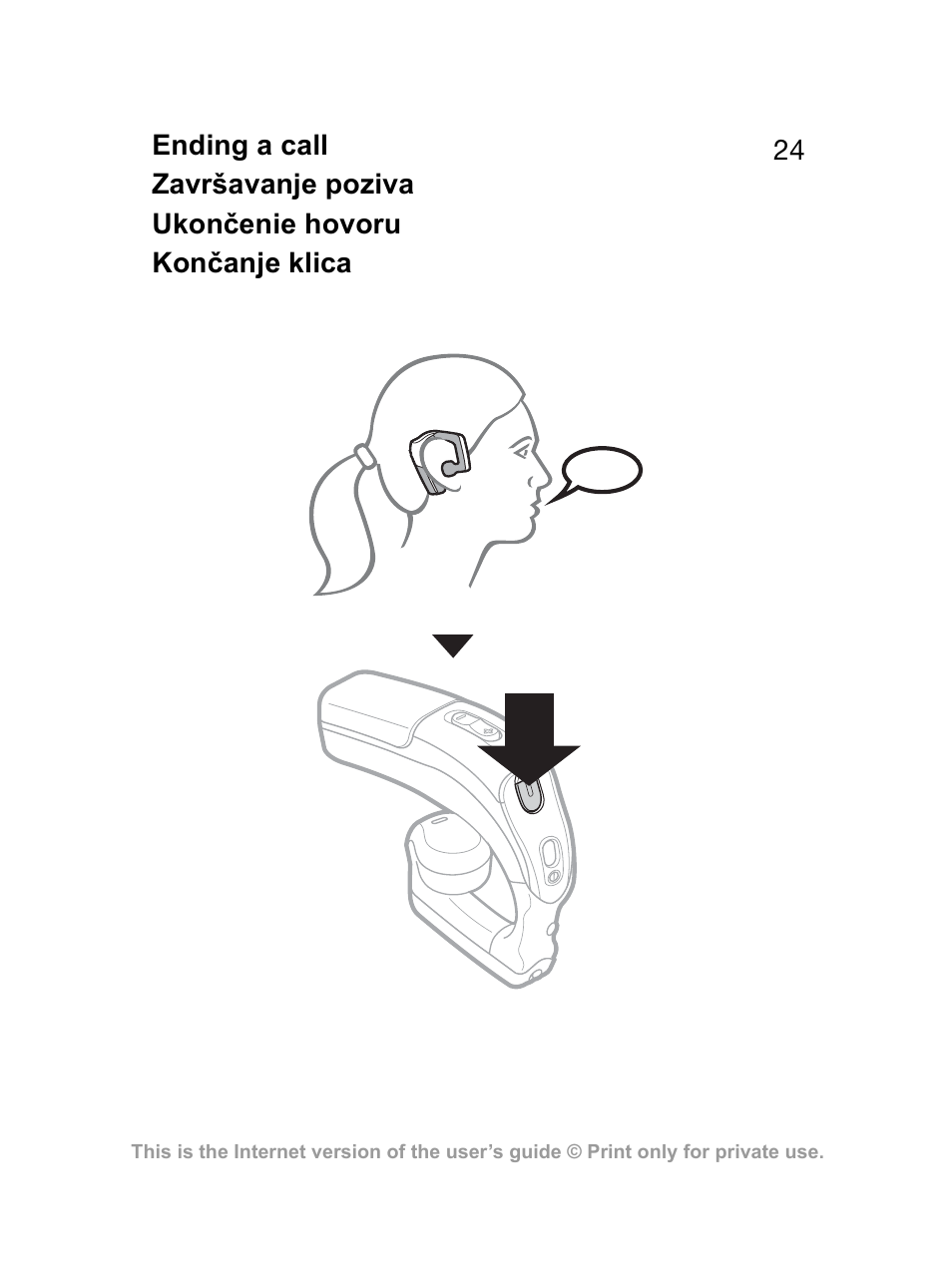 Sony Ericsson Bluetooth HBH-GV435 User Manual | Page 24 / 36