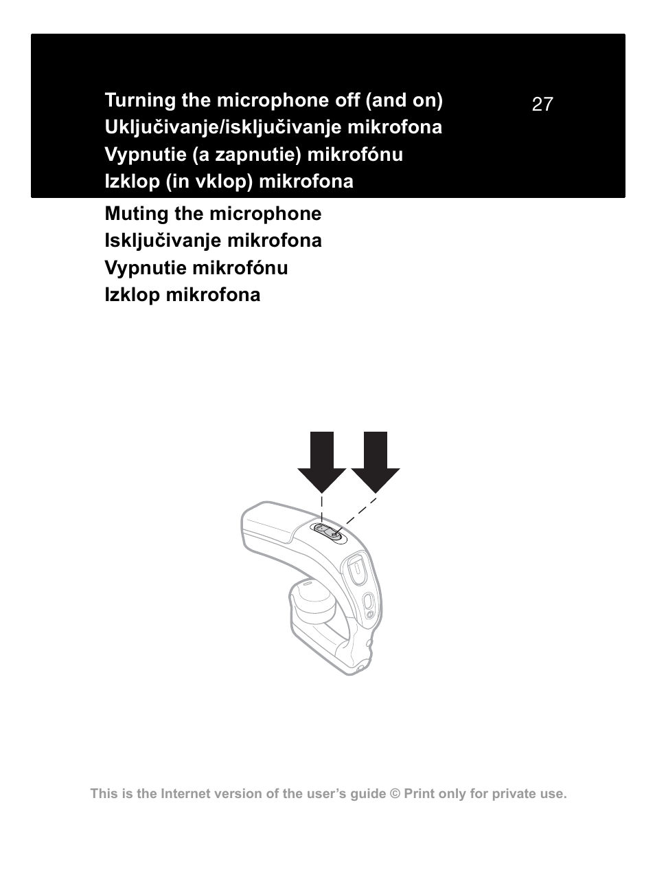 Sony Ericsson Bluetooth HBH-GV435 User Manual | Page 27 / 36